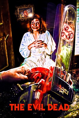 1981 The Evil Dead Movie Poster 11X17 Ash Cheryl Bruce Campbell Horror   