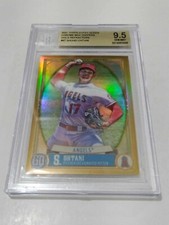 2021 TOPPS GYPSY QUEEN CHROME GOLD REFRACTOR SHOHEI OHTANI/50 BGS9.5 POP1