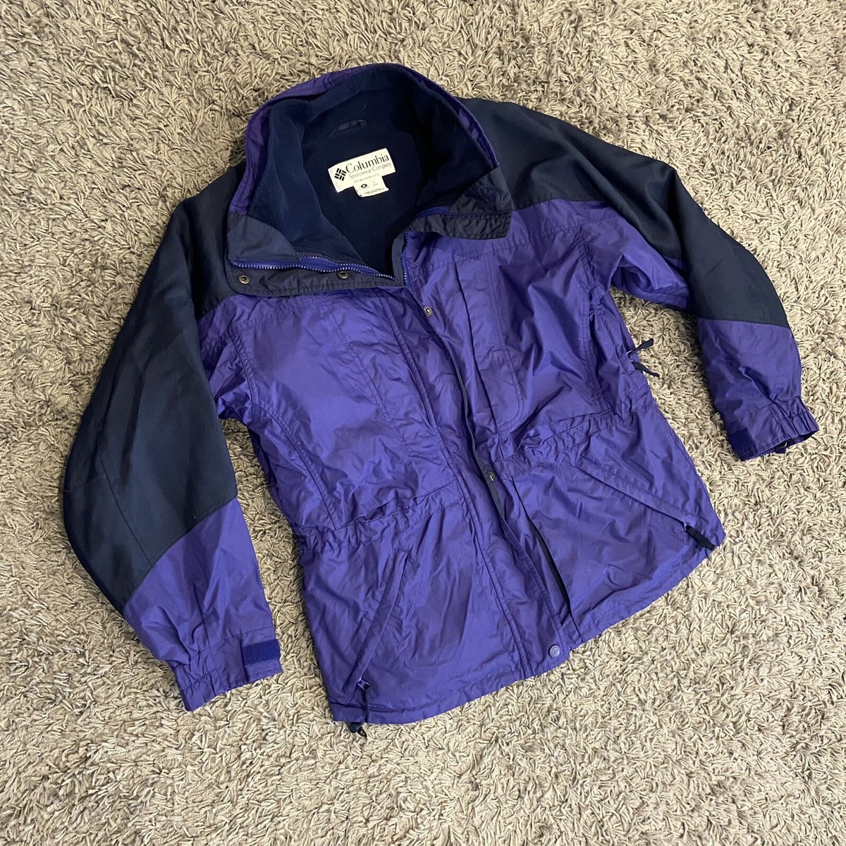 Columbia Women's Double Whammy Jacket Purple Size M With Warm