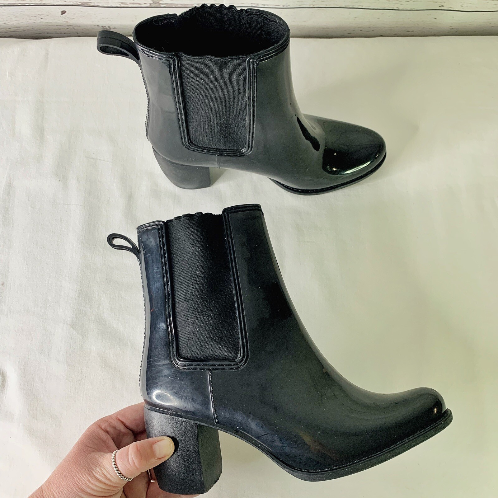 Jeffrey Campbell Glossy Black Stormy 