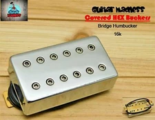 G.M. Chrome Covered HexBucker Hight Output Bridge Humbucker (52mm)