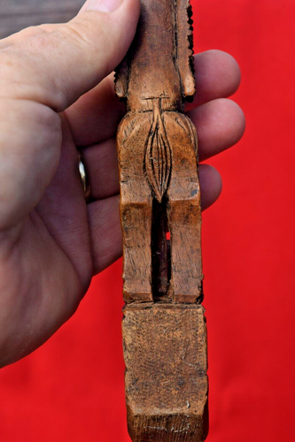 Vintage Wooden Dragon Totem intricately carved - amazing detail 11" Bali? - Picture 8 of 10