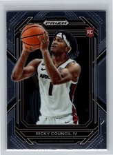 2023-24 Panini Prizm Draft Picks - #1 Ricky Council IV (RC)