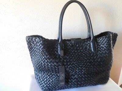 falor woven leather bag