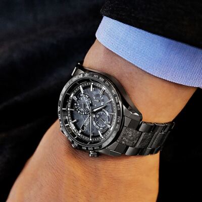 Citizen Attesa AT8287-62E HAKUTO-R Collaboration Black Men's Watch