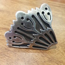 Bague Tribu Rigaux Etain Argent Vieilli