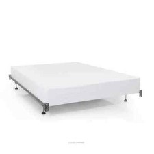 Full Size, White Linenspa Zippered Box Spring Encasement Protector, Protect Bed