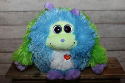 Ty Monstaz Collection BENNY Plush LUV ME Sounds Blue Green Purple Monster 