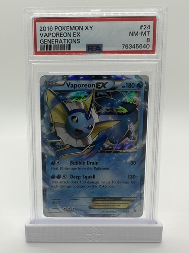 Vaporeon-EX graded PSA 8 for sale on eBay