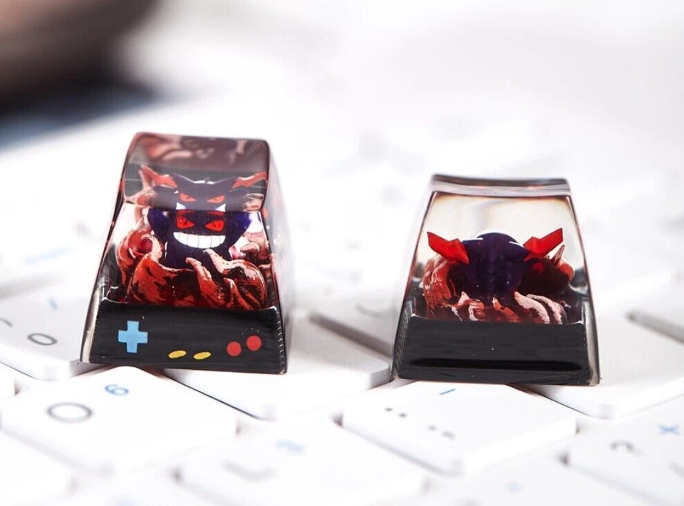 Pokemon gengar keycap gift for son Pokemon lover gift birthday anime gift - Image 2 of 4
