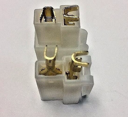 IC-CONN Two-pin T-shaped Connector Pair Male & Female Housings W/pins & sockets - Picture 4 of 4