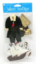RARE EK Success Jolee's Boutique Stickers PIRATES Dimensional Sticker Collage