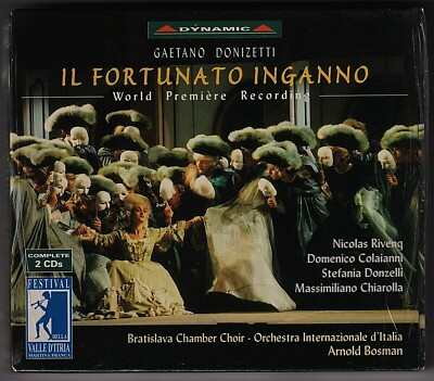 DONIZETTI IL FORTUNATO INGANNO (2 CD SEALED) RIVENQ DONZELLI (DYNAMIC ITALY)