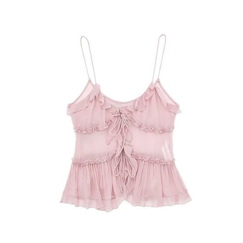Women Fashion With Front Semi Sexy Backless Thin Female Thin Straps BK - Picture 9 of 16