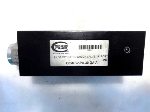 NEW CONTINENTAL HYDRAULICS C05MSV-PA-30-GA-A PILOT OPERATED CHECK VALVE