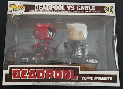 Deadpool Vs Cable Funko Pop #318 Vinyl Figure Marvel  Comic Moments New In Box