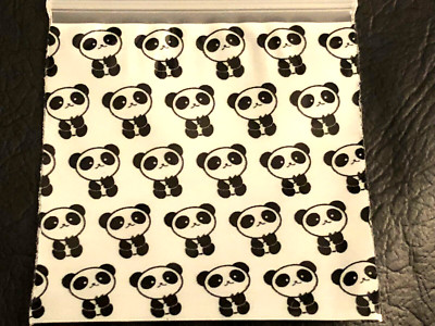 1000 SMALL BAGGIES 1515 1.5'' X 1.5'' MINI RESEALABLE POLYS PANDA BEAR