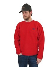 Vtg 80s Patagonia Synchilla Fleece Pullover Sweatshirt Jacket Men Medium Sweater