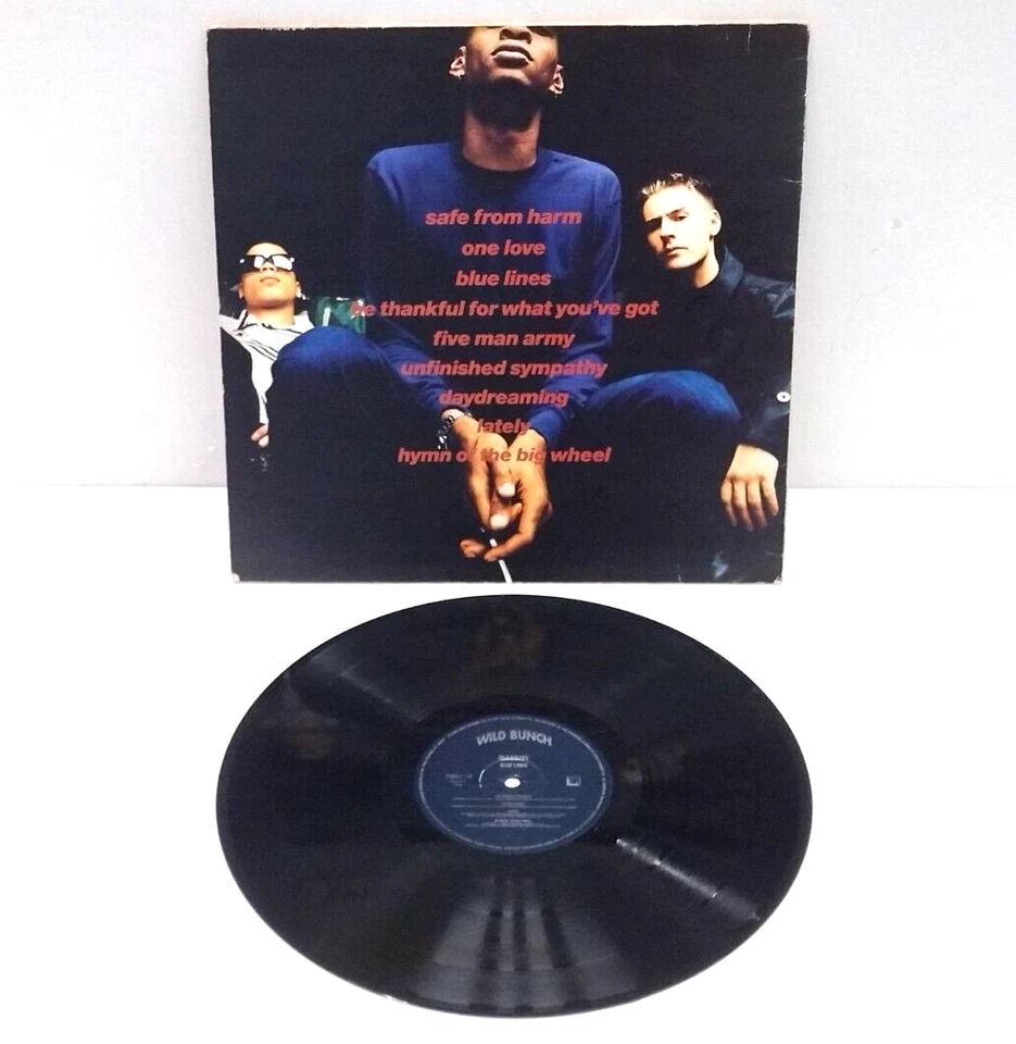 Massive Attack - Blue Lines LP 1991 EU ORIG Wild Bunch Tricky DJ Shadow Hip Hop - Image 2 of 2