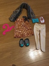 Our Generation Deluxe Outfit The Sequin Dress Set 18 in (46 Cm) Doll Clothes