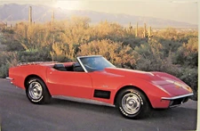 1969 CORVETTE STINGRAY CVT raffle car from 1998. REID PARK TUCSON, AZ. Color pc