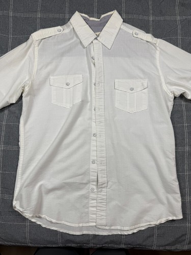 Camicia PD&C taglia grande manica lunga con bottoni - Foto 2 di 5
