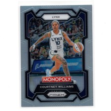 Courtney Williams 2024 Panini Prizm WNBA Monopoly #10 Silver Prizm