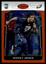 2017 Panini Certified Mirror Orange Sidney Jones Rookie 183/199 #177