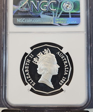 1989 Australian Mint プルーフ 銀貨5枚セット 1989 Australian Mint