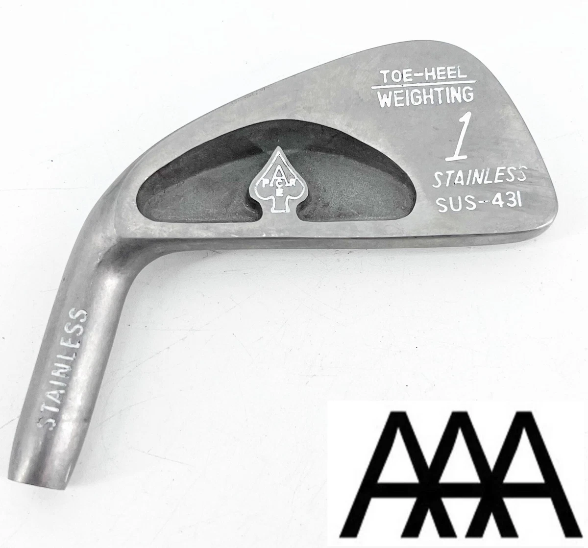 Par Ace 1 Iron One HEAD ONLY Component LEFT HANDED .370 Toe Heel