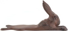 Rabbit Design Cast Iron Door Stop Wedge