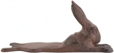 Rabbit Design Cast Iron Door Stop Wedge