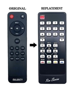 Telecomando Sostitutivo Per Majority Snowdon II E Teton – Compatibile Con SNO-BAR-BLK-2 E CB238EL
