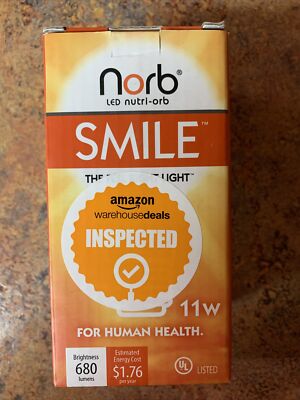 Norb LED SMILE The Feel Right Light For Human Health 11W - NEW