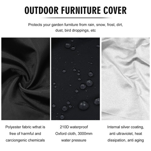 Outdoor Furniture Sofa Cover 210D Oxford Polyester Waterproof Protection Cover - Picture 5 of 17