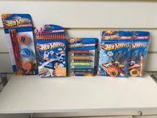 HOT WHEELS SCRIBBLE SET PENCILS ERASER 5 ASSORTED ITEMS (JOB LOT) 6