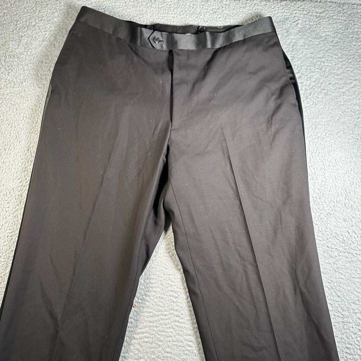 PRONTO-UOMO ツータックウールスラックス　チャコール　30 古着. PRONTO-UOMO ツータックウールスラックス チャコール 30 古着