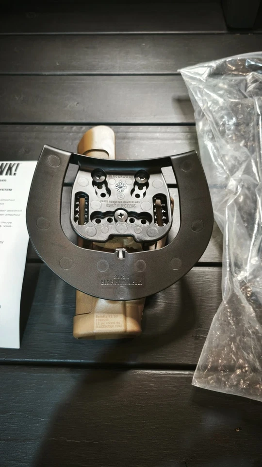 BlackHawk USMC Holster System SERPA Beretta M9 Coyote Right Hand - Image 4 of 4