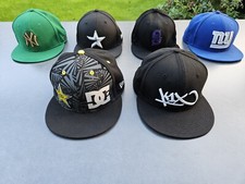New Era Cap Sammlung 7 3/8 und  7  5/8 neuwertiger und sehr guter Zustand 6 St.