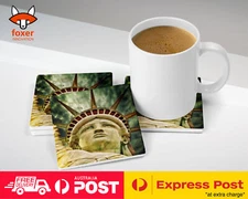 COASTER COFFEE DRINKING MAT|STATUE OF LIBERTY #2