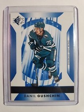 2023-24 SP Hockey Danil Gushchin RC San Jose Sharks card#138 Blue