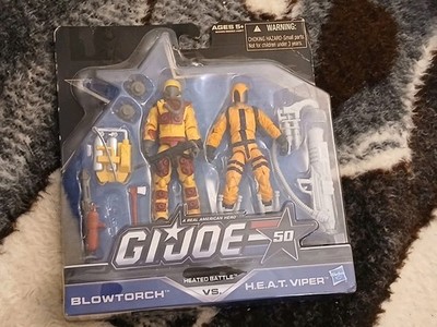 BLOWTORCH vs HEAT VIPER GI Joe 50th Anniversary Zustand ovp ungeöffnet sehr gut