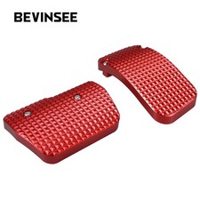 Bevinsee Aluminum Automatic Pedals For Vw For Golf Mk7 For Audi A3 8v Lhd - Red