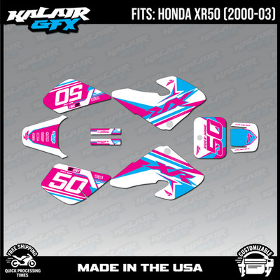 Graphics Kit for HONDA XR50 (2000-2003) XR 50 Evo - CM