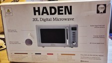 Haden Dorchester Green Microwave Oven 20L 800W with Digital Controls