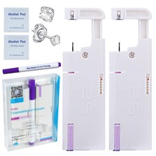Firstomato 2PCS Disposable Ear Piercing Kit Aseptic Ear Piercing Gun Self Use...