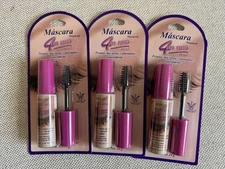 Prosa Mascara 3 Piece set. 4 In 1 . Black. Waterproof