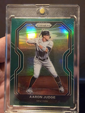 Panini 2021 Prizm Baseball Aaron Judge New York Yankees Tier III #212 Green