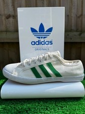 VINTAGE Adidas ADRIA 80 s casual UK 9 FLOCK REKORD 2022 OG COLORAZIONE RARO LOOK