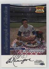 1999 Fleer Sports Illustrated Greats of the Game Auto Ed Kranepool Auto 0u9w